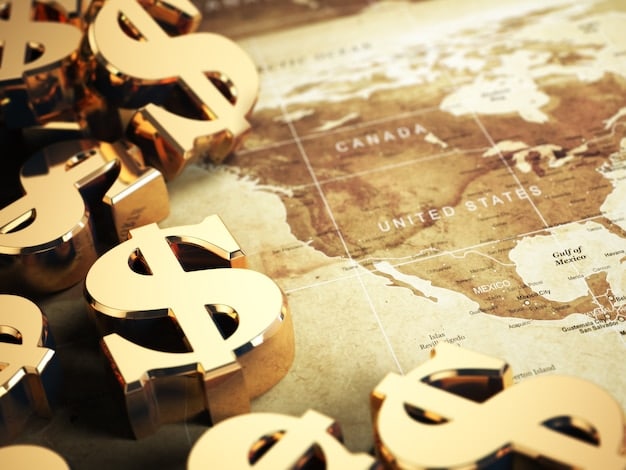 A world map highlighting different regions and their currencies, symbolizing currency diversification for export businesses.