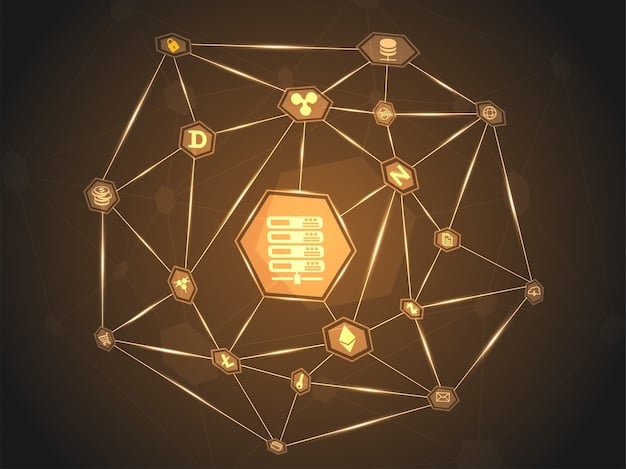 A diagram illustrating the traceable and transparent nature of blockchain transactions, showing blocks of data linked together in a chain, with visible details and verification points.