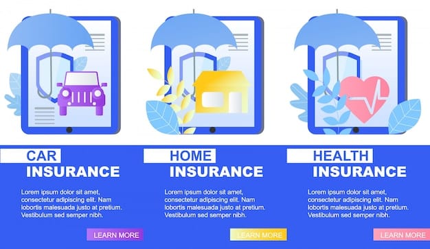 A comparison chart highlighting different insurance coverage types and their benefits, using icons and short descriptions for car, home, health, and life insurance. The chart is designed to be easily readable and informative.