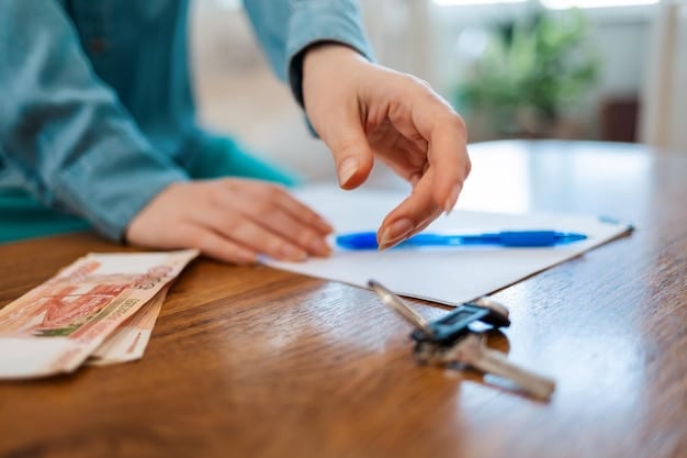 A close-up of a hand signing a loan agreement with a pen. The background should be slightly blurred, emphasizing the importance of the signature and the legal aspect of the document.