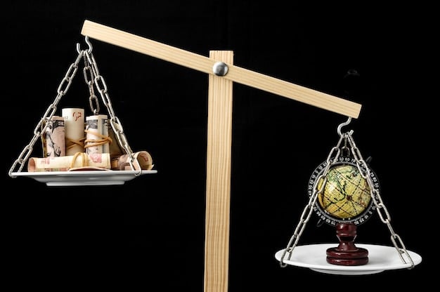 A balanced scale weighing the pros and cons of investing in Certificados de Aforro, with factors like security and accessibility on one side and lower returns on the other.