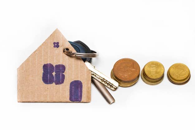 A collage of four images: a bond certificate, a stock graph, a house key with a realtor's tag, and a gold coin, each representing different types of investments.